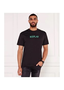 Replay T-shirt | Regular Fit ze sklepu Gomez Fashion Store w kategorii T-shirty męskie - zdjęcie 184576805