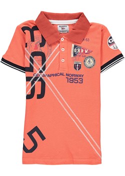 Geographical Norway Koszulka polo w kolorze koralowym ze sklepu Limango Polska w kategorii T-shirty chłopięce - zdjęcie 184577998