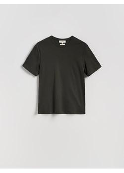 Reserved - T-shirt regular z modalem - zielony ze sklepu Reserved w kategorii T-shirty męskie - zdjęcie 184578156