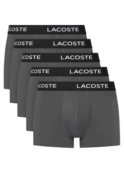 Lacoste Komplet 5 par bokserek 5H1292 Szary ze sklepu MODIVO w kategorii Majtki męskie - zdjęcie 184578889