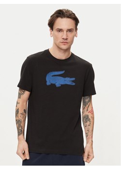 Lacoste T-Shirt TH2042 Czarny Regular Fit ze sklepu MODIVO w kategorii T-shirty męskie - zdjęcie 184580097