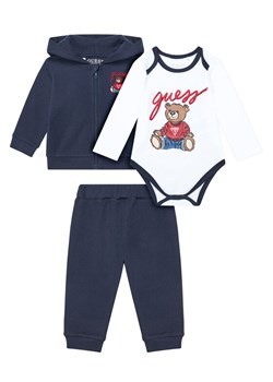 Guess Komplet dziecięcy H5YW12 KA6W4 Granatowy Regular Fit ze sklepu MODIVO w kategorii Odzież dla niemowląt - zdjęcie 184580139