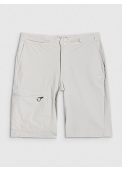 Damskie spodenki trekkingowe 4F 4FWSS25TFSHF0954 - szare ze sklepu Sportstylestory.com w kategorii Szorty - zdjęcie 184580855