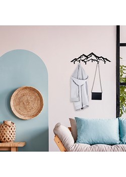 ABERTO DESIGN Wieszak w kolorze czarnym - 80 x 25 cm ze sklepu Limango Polska w kategorii Dom - zdjęcie 184581277