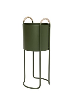 OYOY living design Stojak &quot;Maki&quot; w kolorze oliwkowym na rośliny - 24 x 55 x 22 cm ze sklepu Limango Polska w kategorii Doniczki i osłonki - zdjęcie 184581329