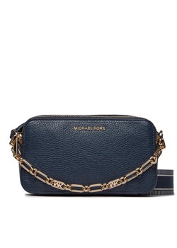 Torebka MICHAEL Michael Kors Jet Set 32S3GJ6C1L Granatowy ze sklepu eobuwie.pl w kategorii Listonoszki - zdjęcie 184581506