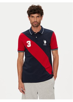 U.S. Polo Assn. Polo MUP3996 Granatowy Regular Fit ze sklepu MODIVO w kategorii T-shirty męskie - zdjęcie 184582006