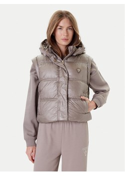 Guess Bezrękawnik W5YL11 WHDO2 Szary Regular Fit ze sklepu MODIVO w kategorii Kamizelki damskie - zdjęcie 184582015