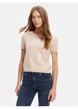 Guess Sweter W5YR21 Z3E70 Beżowy Regular Fit ze sklepu MODIVO w kategorii Swetry damskie - zdjęcie 184582016