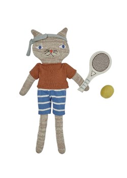 OYOY mini Maskotka &quot;Polly Cat Tennis Doll&quot; - 0+ ze sklepu Limango Polska w kategorii Zabawki - zdjęcie 184582816