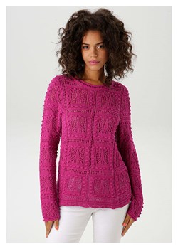Aniston Sweter w kolorze różowym ze sklepu Limango Polska w kategorii Swetry damskie - zdjęcie 184583055