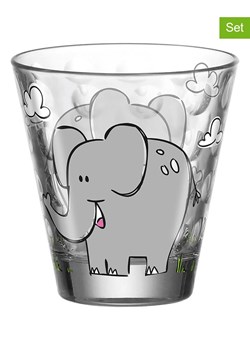 LEONARDO Szklanki (2 szt.) "Bambini Elephant" w kolorze szarym - 215 ml - id: 17240520 - marki Leonardo - 184583079 LEONARDO Szklanki (2 szt.) "Bambini Elephant" w kolorze szarym - 215 ml ze sklepu Limango Polska w kategorii Naczynia dziecięce - zdjęcie 184583079