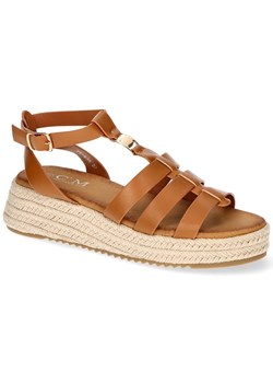 C&apos;M Espadryle w kolorze jasnobrązowym na koturnie ze sklepu Limango Polska w kategorii Espadryle damskie - zdjęcie 184583876