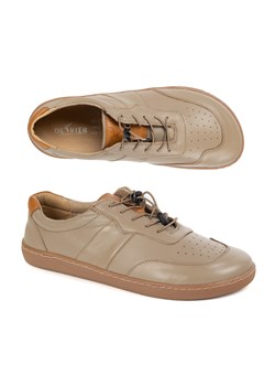 BUTY DAMSKIE BAREFOOT SKÓRA MINIMALISTYCZNE SZEROKIE ARIA cappuccino 103MP ze sklepu butyolivier w kategorii Buty sportowe damskie - zdjęcie 184584578