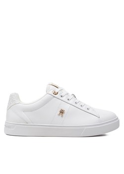 Sneakersy Tommy Hilfiger Elevated Essent Sneaker Monogram FW0FW07999 Biały ze sklepu eobuwie.pl w kategorii Buty sportowe damskie - zdjęcie 184584699