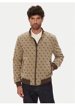 Guess Kurtka bomber M5YL04 WGUE0 Brązowy Regular Fit ze sklepu MODIVO w kategorii Kurtki męskie - zdjęcie 184584866