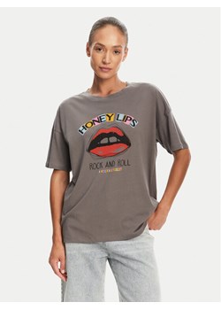 Noisy May T-Shirt Ida 27034417 Szary Relaxed Fit ze sklepu MODIVO w kategorii Bluzki damskie - zdjęcie 184584886