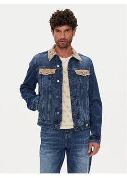 Guess Kurtka jeansowa M5YXN1 D5KT3 Granatowy Regular Fit ze sklepu MODIVO w kategorii Kurtki męskie - zdjęcie 184584895
