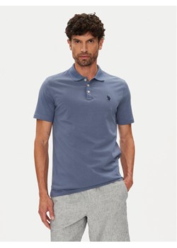U.S. Polo Assn. Polo MUP3780 Niebieski Regular Fit ze sklepu MODIVO w kategorii T-shirty męskie - zdjęcie 184584898