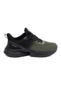 DK Męskie ciemno zielone buty sportowe ze sklepu ButyModne.pl w kategorii Buty sportowe męskie - zdjęcie 184585137