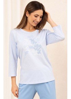 Bawełniana piżama damska niebieska plus size 706, Kolor niebieski, Rozmiar XXL, Regina ze sklepu Primodo w kategorii Piżamy damskie - zdjęcie 184585627