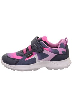 superfit Skórzane sneakersy "Rush" w kolorze granatowo-różowym - id: 17151055 - marki Superfit - 184586895 superfit Skórzane sneakersy "Rush" w kolorze granatowo-różowym ze sklepu Limango Polska w kategorii Buty sportowe dziecięce - zdjęcie 184586895