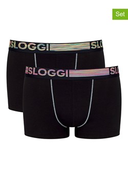 Sloggi Bokserki (2 pary) w kolorze czarnym ze sklepu Limango Polska w kategorii Majtki męskie - zdjęcie 184586949