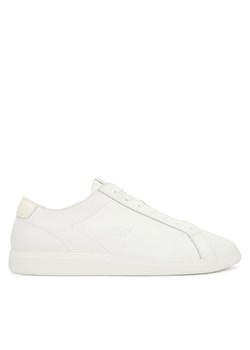 Sneakersy Calvin Klein Jeans Low Profile Cupsole Tmb Lth YM0YM01331 Biały ze sklepu eobuwie.pl w kategorii Buty sportowe damskie - zdjęcie 184587158
