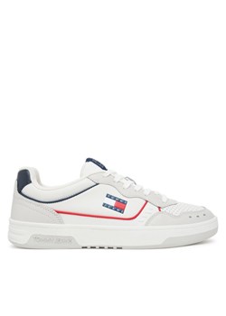 Sneakersy Tommy Jeans Tjm Cupsole Elevated EM0EM01585 Écru ze sklepu eobuwie.pl w kategorii Buty sportowe męskie - zdjęcie 184587185