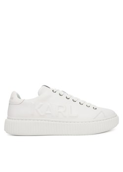 Sneakersy KARL LAGERFELD KL24225 Biały ze sklepu eobuwie.pl w kategorii Buty sportowe męskie - zdjęcie 184587235