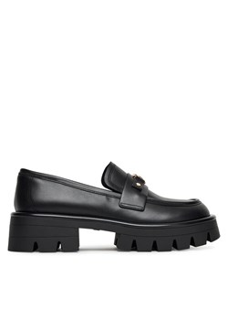 Loafersy MICHAEL Michael Kors Mandy 40T5MAFP1L Czarny ze sklepu eobuwie.pl w kategorii Lordsy damskie - zdjęcie 184587308