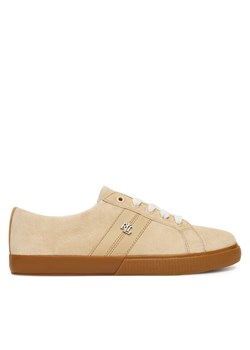 LAUREN RALPH LAUREN Sneakersy Janson II 802868344004 Beżowy ze sklepu MODIVO w kategorii Buty sportowe damskie - zdjęcie 184588438