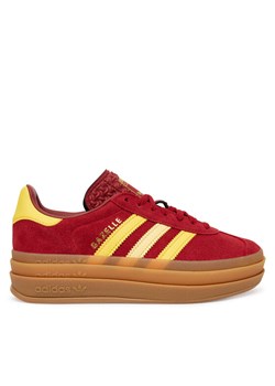 adidas Sneakersy Gazelle Bold JR5953 Bordowy ze sklepu MODIVO w kategorii Buty sportowe dziecięce - zdjęcie 184588617