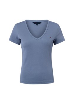 Tommy Jeans Koszulka damska Kobiety Bawełna niebieski jednolity ze sklepu vangraaf w kategorii Bluzki damskie - zdjęcie 184589826