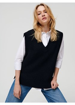 Sinsay - Kamizelka oversize - czarny ze sklepu Sinsay w kategorii Kamizelki damskie - zdjęcie 184590527