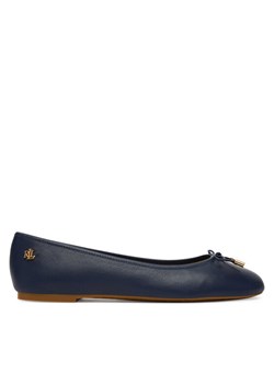Baleriny LAUREN RALPH LAUREN Jayna 802940728004 Granatowy ze sklepu eobuwie.pl w kategorii Balerinki - zdjęcie 184590579