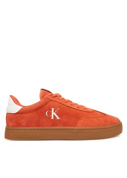 Sneakersy Calvin Klein Jeans Classic Cupsole Mg Su YM0YM01300 Beżowy ze sklepu eobuwie.pl w kategorii Buty sportowe męskie - zdjęcie 184590595