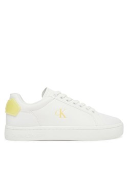 Sneakersy Calvin Klein Jeans Classic Cupsole Ru Patch Lth Wn YW0YW01845 Biały ze sklepu eobuwie.pl w kategorii Buty sportowe męskie - zdjęcie 184590605