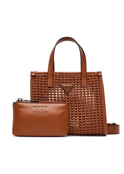Torebka Guess Brigitta Mini HWWZ72 06770 Brązowy ze sklepu eobuwie.pl w kategorii Torby Shopper bag - zdjęcie 184590668