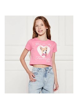 Guess T-shirt | Cropped Fit ze sklepu Gomez Fashion Store w kategorii Bluzki dziewczęce - zdjęcie 184592108