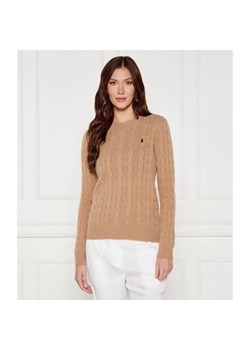 POLO RALPH LAUREN Wełniany sweter JULIANNA | Regular Fit | z dodatkiem kaszmiru ze sklepu Gomez Fashion Store w kategorii Swetry damskie - zdjęcie 184592168