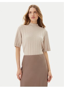 Bruuns Bazaar Sweter Anemones BBW4521 Beżowy Regular Fit ze sklepu MODIVO w kategorii Swetry damskie - zdjęcie 184593839