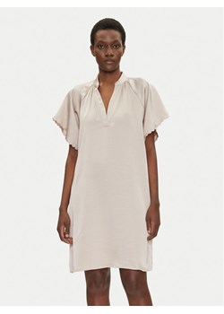 Bruuns Bazaar Sukienka codzienna Beckia Wendis BBW4490 Beżowy Loose Fit ze sklepu MODIVO w kategorii Sukienki - zdjęcie 184593925
