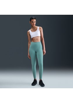 Damskie legginsy 7/8 z wysokim stanem zapewniające delikatne wsparcie Nike Zenvy - Zieleń ze sklepu Nike poland w kategorii Spodnie damskie - zdjęcie 184595219