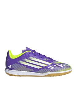 Buty piłkarskie adidas F50 Club In Jr JI0042 fioletowe ze sklepu ButyModne.pl w kategorii Buty sportowe dziecięce - zdjęcie 184595329