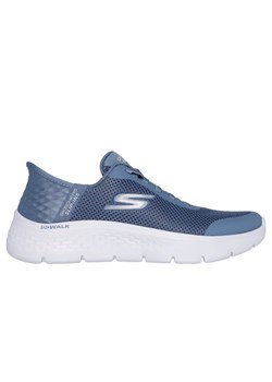 Buty Skechers Go Walk Flex Grand Entry W 124836BLU niebieskie ze sklepu ButyModne.pl w kategorii Buty sportowe damskie - zdjęcie 184595338