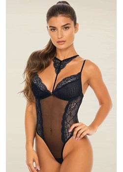 Czarne body damskie z miękkimi miseczkami Aida, Kolor czarny, Rozmiar S, Irall ze sklepu Intymna w kategorii Body damskie - zdjęcie 184595519