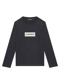 Napapijri Bluzka S-Chamois NP0A4HYK D Czarny Regular Fit ze sklepu MODIVO w kategorii T-shirty chłopięce - zdjęcie 184596429
