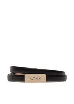 Pasek Damski Boss Amber Belt 50465885 Czarny ze sklepu eobuwie.pl w kategorii Paski damskie - zdjęcie 184596577