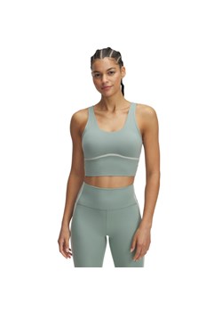 Damski top treningowy Under Armour Meridian Piped Crop Tank - zielony ze sklepu Sportstylestory.com w kategorii Bluzki damskie - zdjęcie 184596917